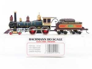 HO Scale Bachmann 51101 UPRR Union Pacific 4-4-0 American Steam #119