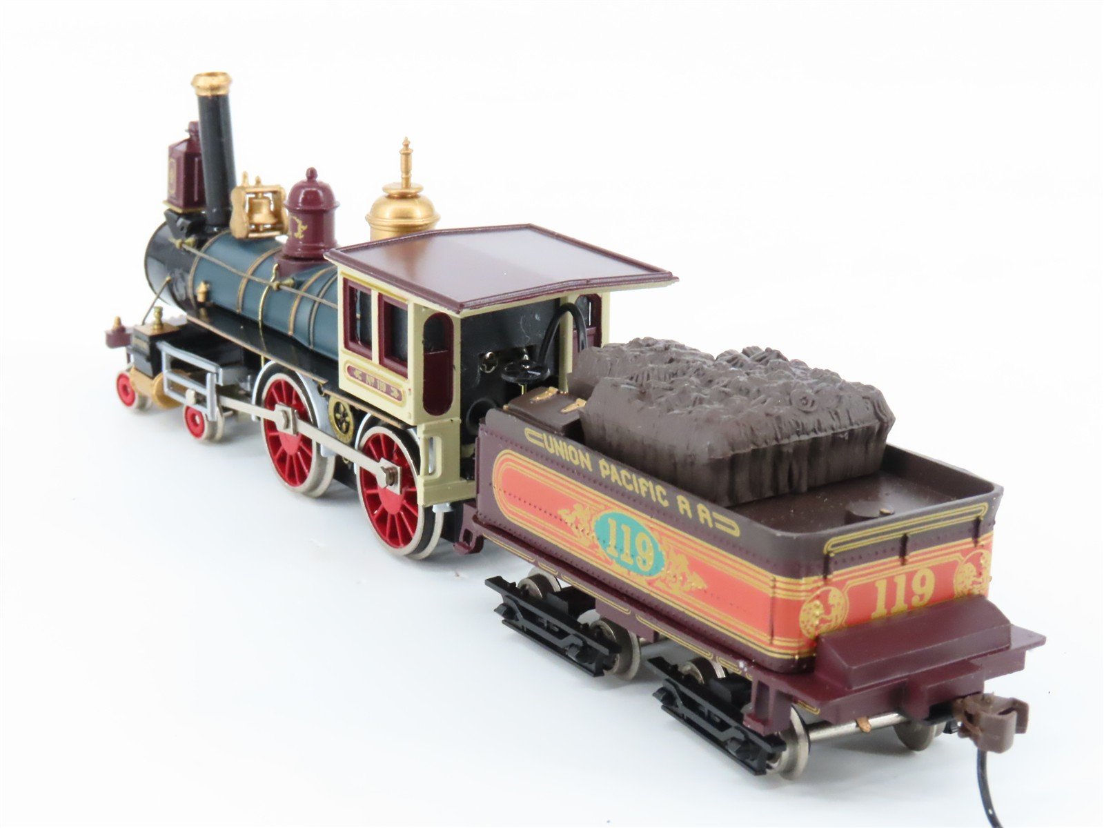 HO Scale Bachmann 51101 UPRR Union Pacific 4-4-0 American Steam #119