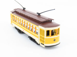 HO Scale Bachmann 61048 Yellow Brill Trolley Electric #36