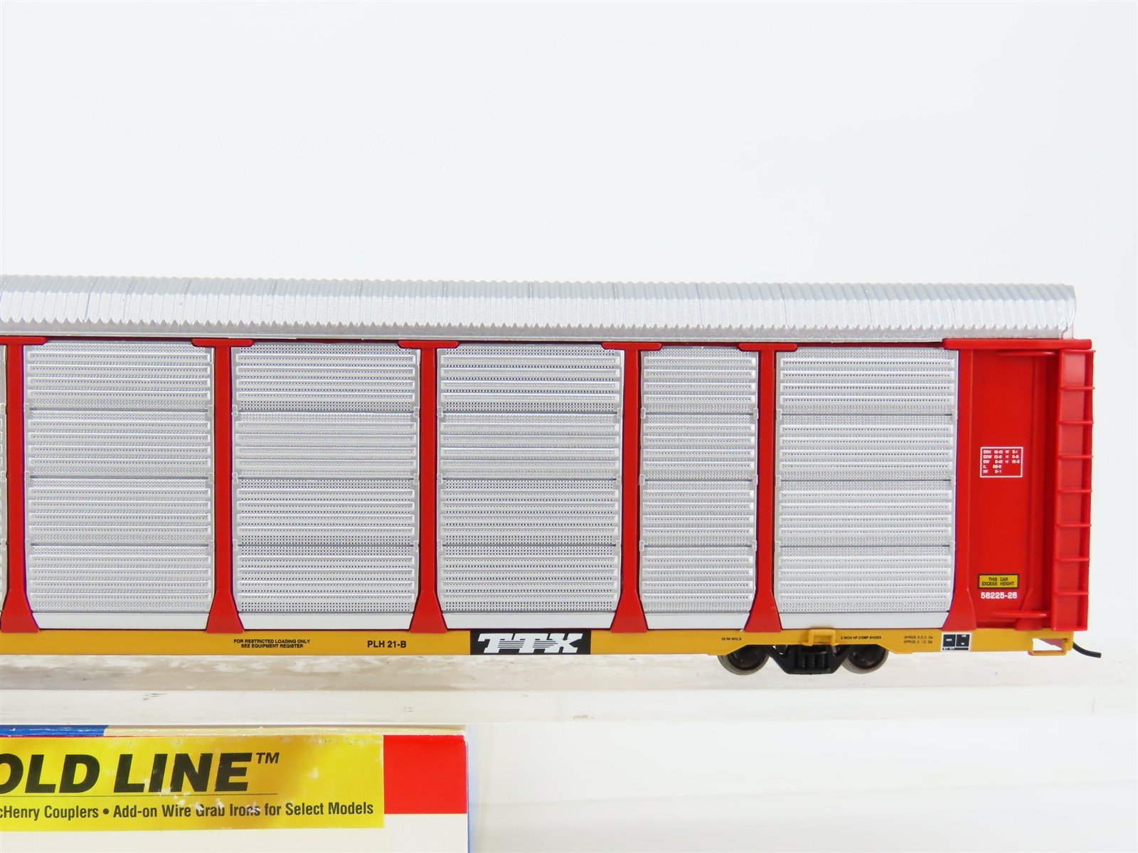 HO Walthers Gold Line 932-4872 ETTX CP Rail 89' Tri-Level Auto Carrier #851138