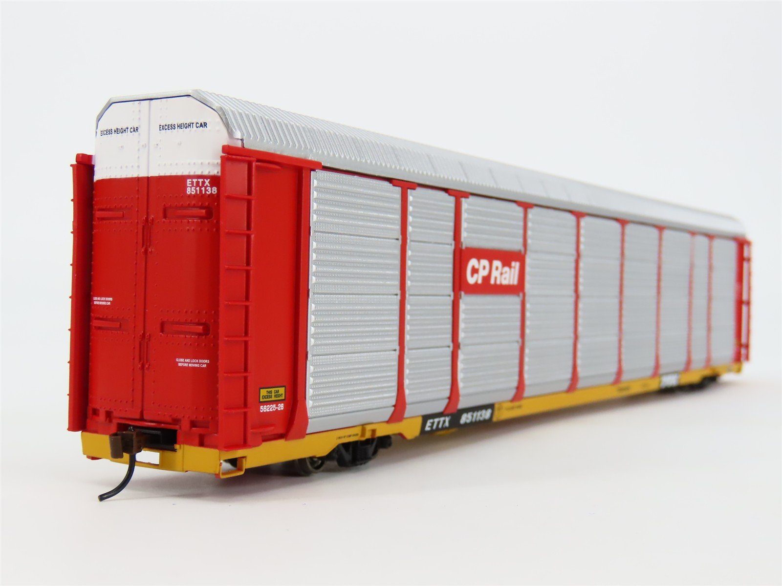 HO Walthers Gold Line 932-4872 ETTX CP Rail 89' Tri-Level Auto Carrier #851138
