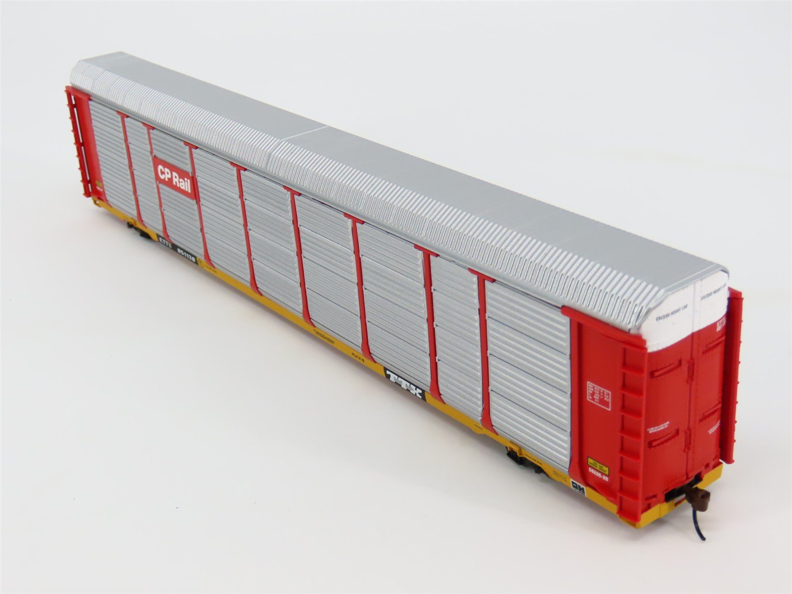 HO Walthers Gold Line 932-4872 ETTX CP Rail 89' Tri-Level Auto Carrier #851138