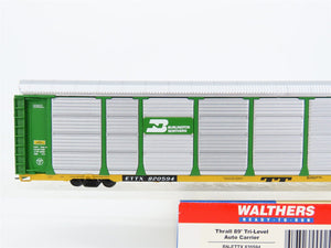 HO Scale Walthers 932-4854 ETTX BN Burlington Northern 89' Auto Carrier #820594