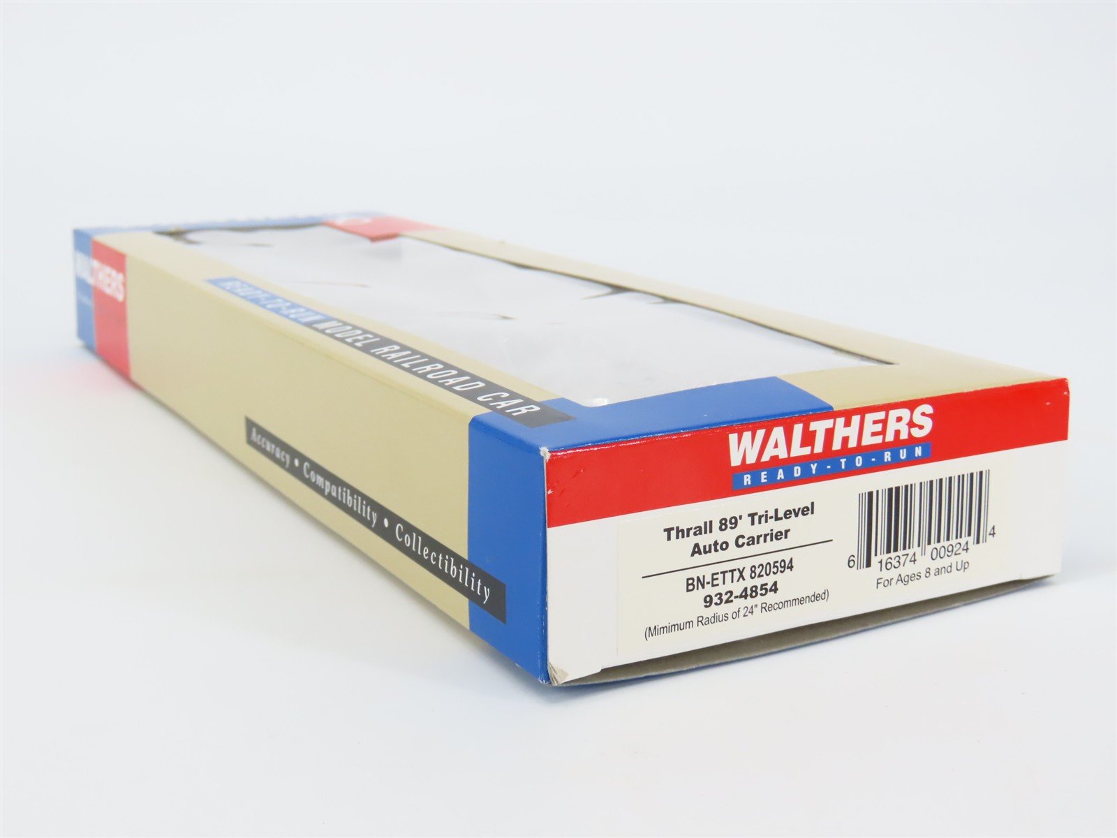 HO Scale Walthers 932-4854 ETTX BN Burlington Northern 89' Auto Carrier #820594