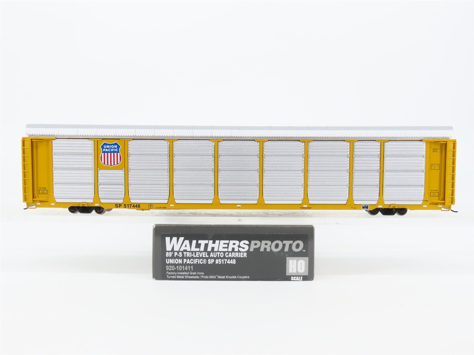 HO Scale Walthers Proto 920-101411 SP UP Union Pacific 89' Auto Carrier #517448