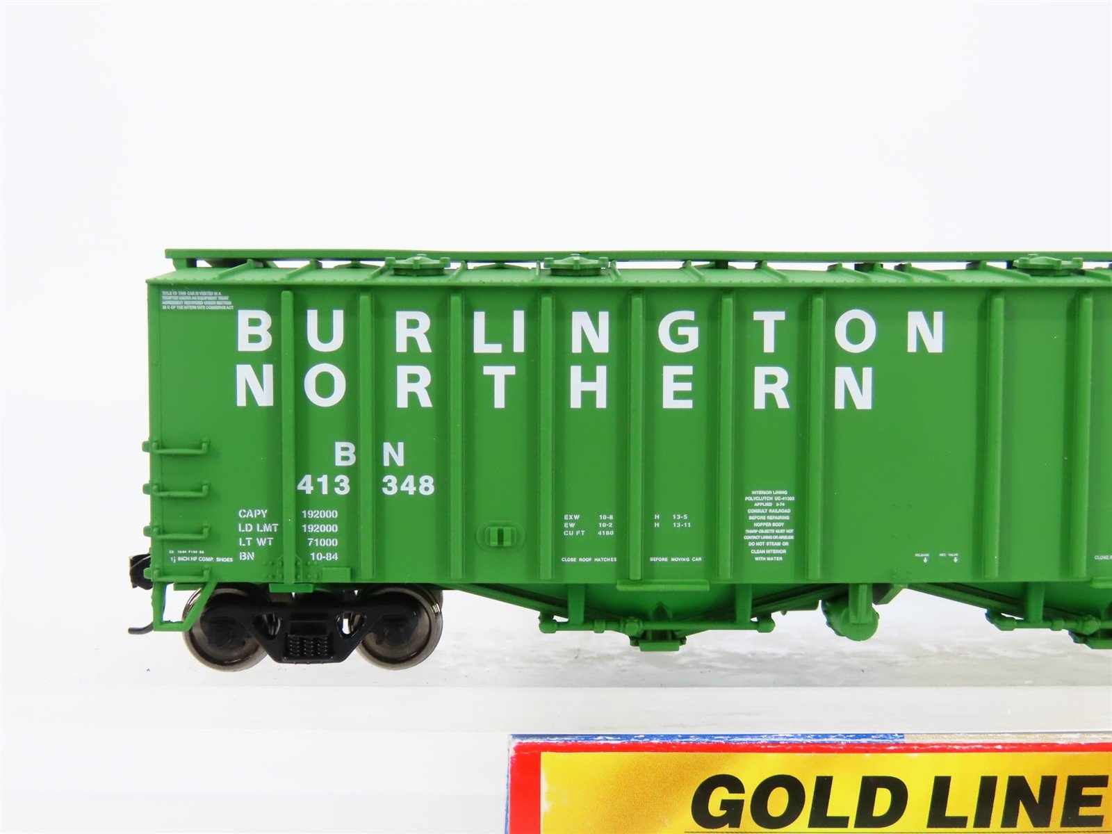 HO Walthers Gold Line 932-40551 BN Burlington Northern Airslide Hopper #413348
