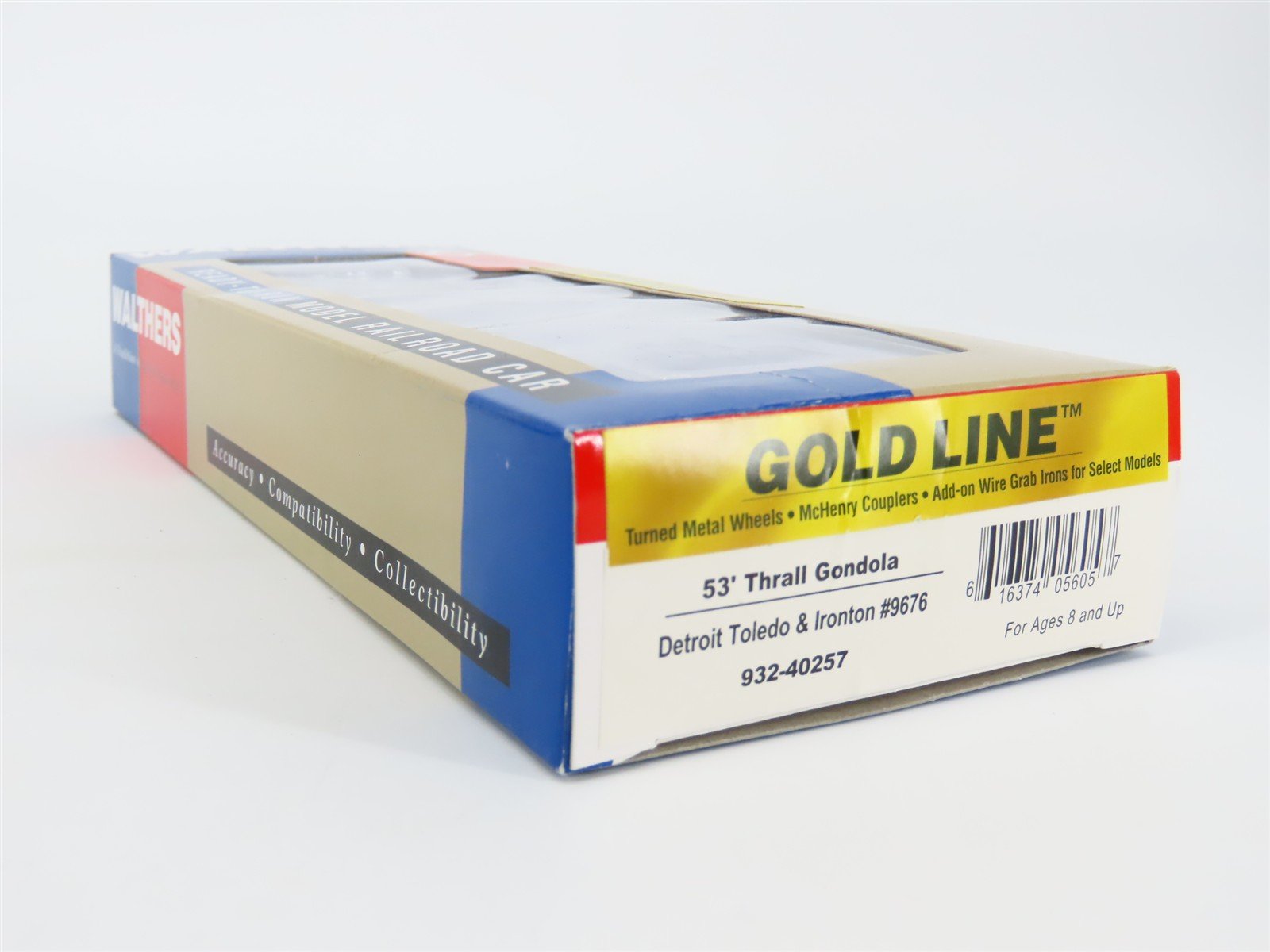 HO Walthers Gold Line 932-40257 DTI Detroit Toledo & Ironton 53' Gondola #9676
