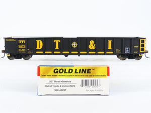 HO Walthers Gold Line 932-40257 DTI Detroit Toledo & Ironton 53' Gondola #9676