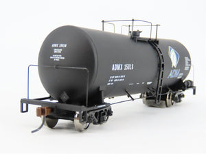 HO Scale Walthers Gold Line 932-7223 ADMX UTLX Funnel Flow Tank Car #15818