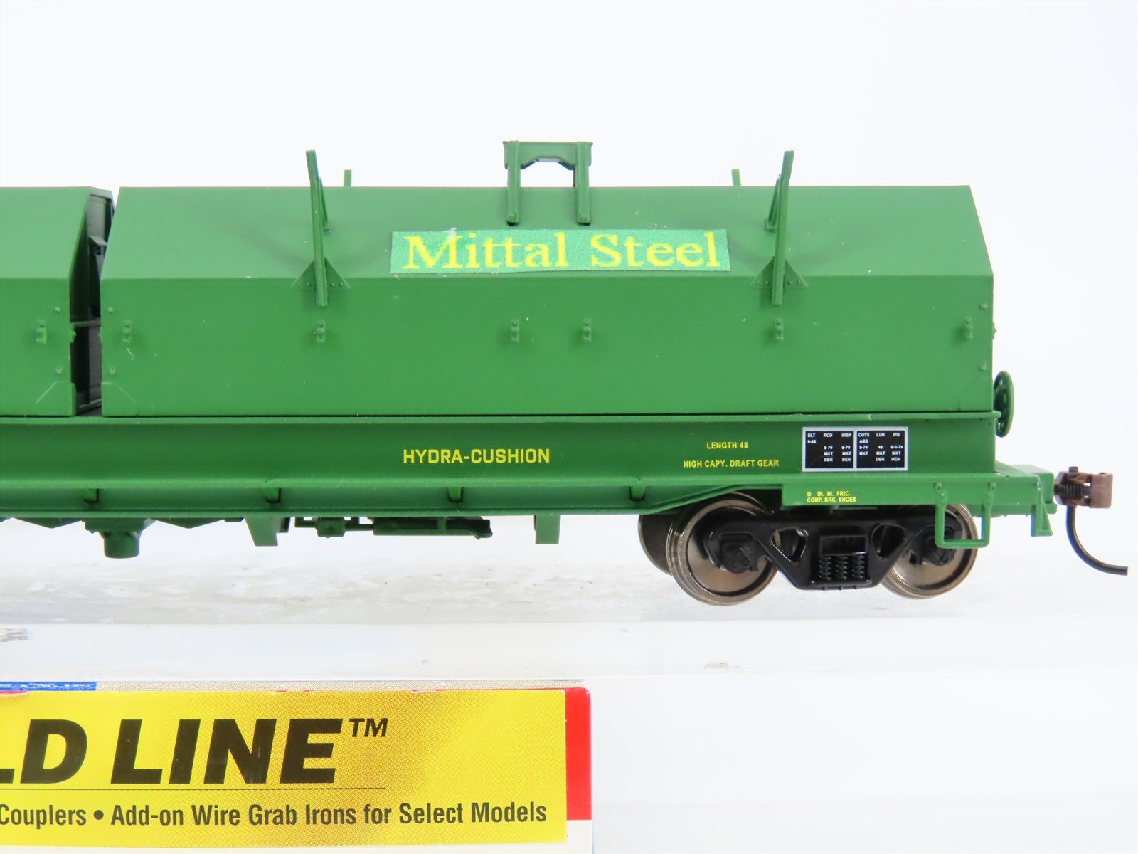 HO Scale Walthers 932-3829 MKT Katy Mittal Steel Cushion Coil Car #14015 Custom