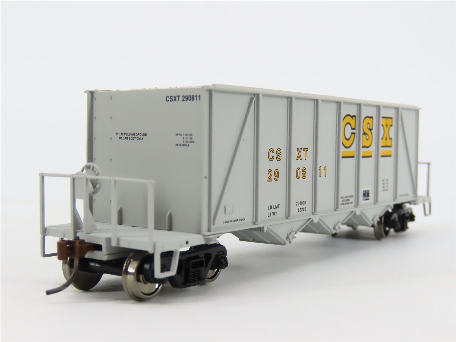 HO Scale Walthers Gold Line 932-7051 CSXT 40' Ortner Aggregate Car #290811