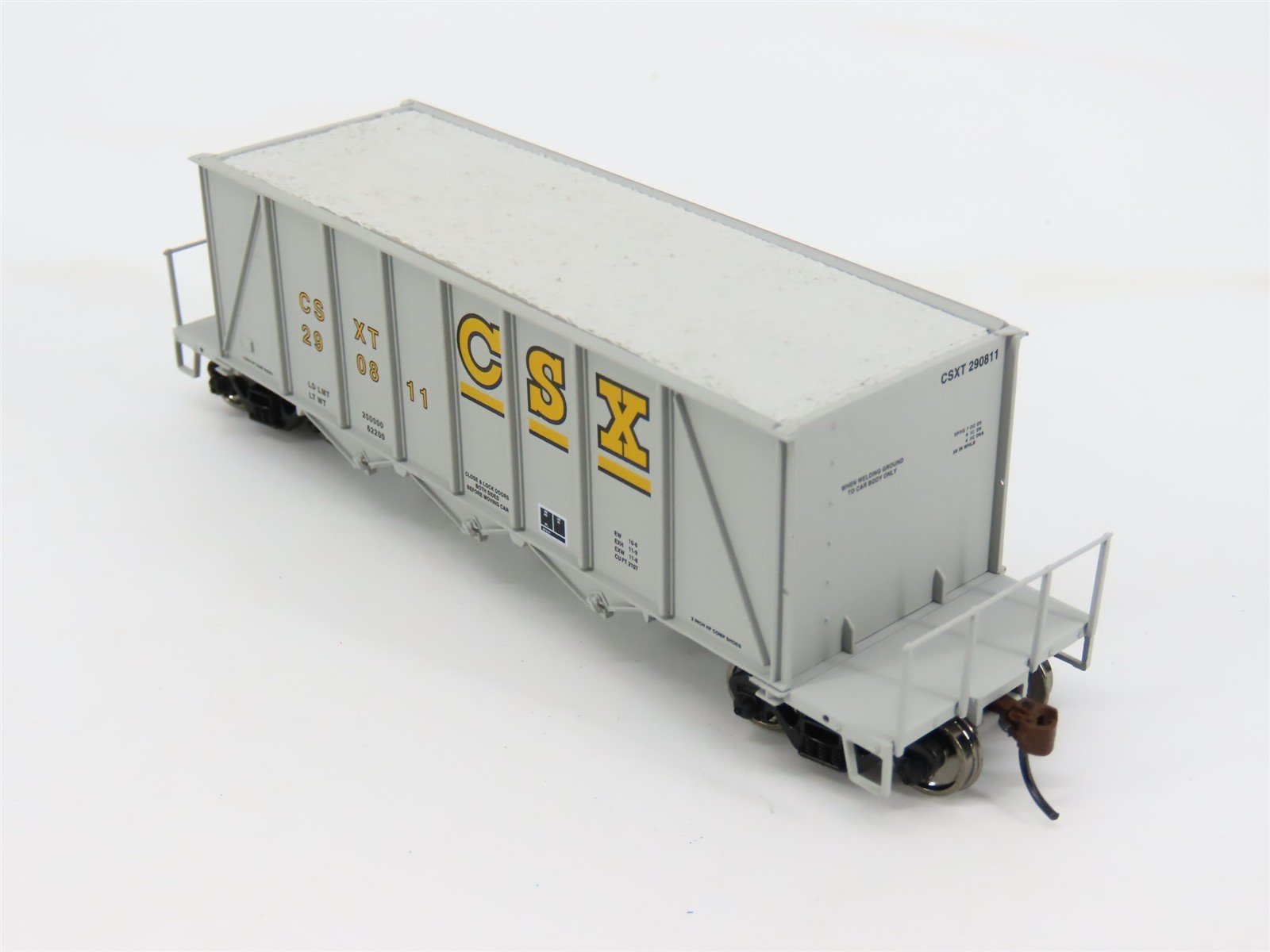 HO Scale Walthers Gold Line 932-7051 CSXT 40' Ortner Aggregate Car #290811