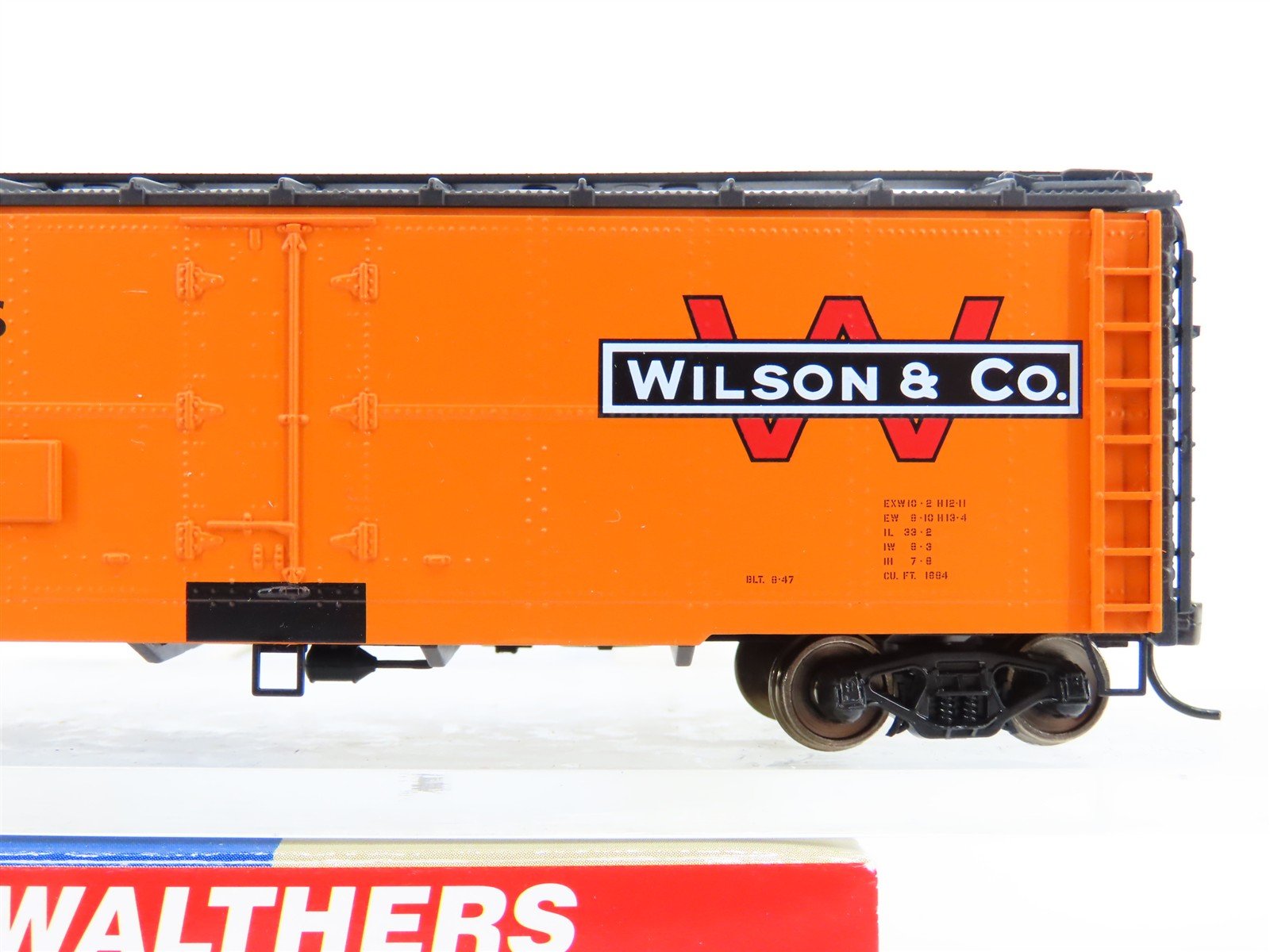 HO Scale Walthers 910-60408 WCIX Wilson Car Lines 40' Meat Reefer #2013
