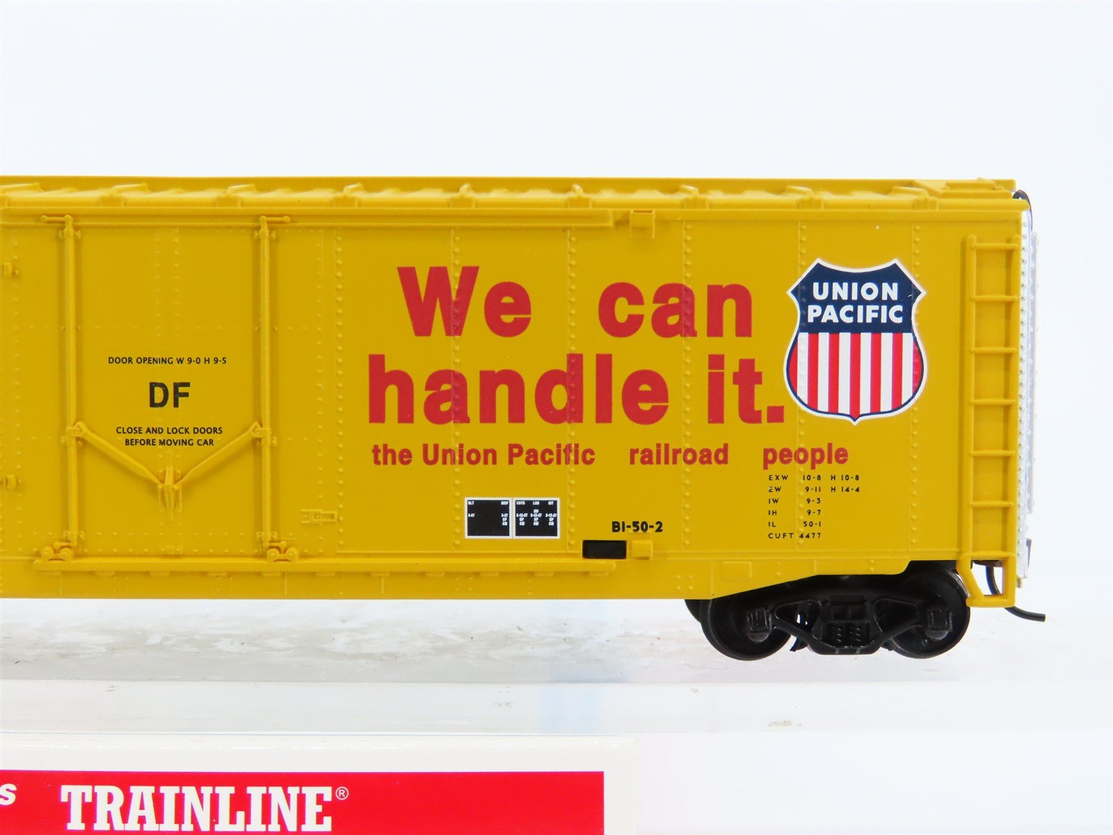 HO Scale Walthers Trainline 931-672 UP Union Pacific 50' Box Car #499233