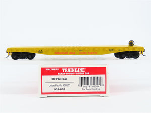 HO Scale Walthers Trainline 931-603 UP Union Pacific 50' Flat Car #58801