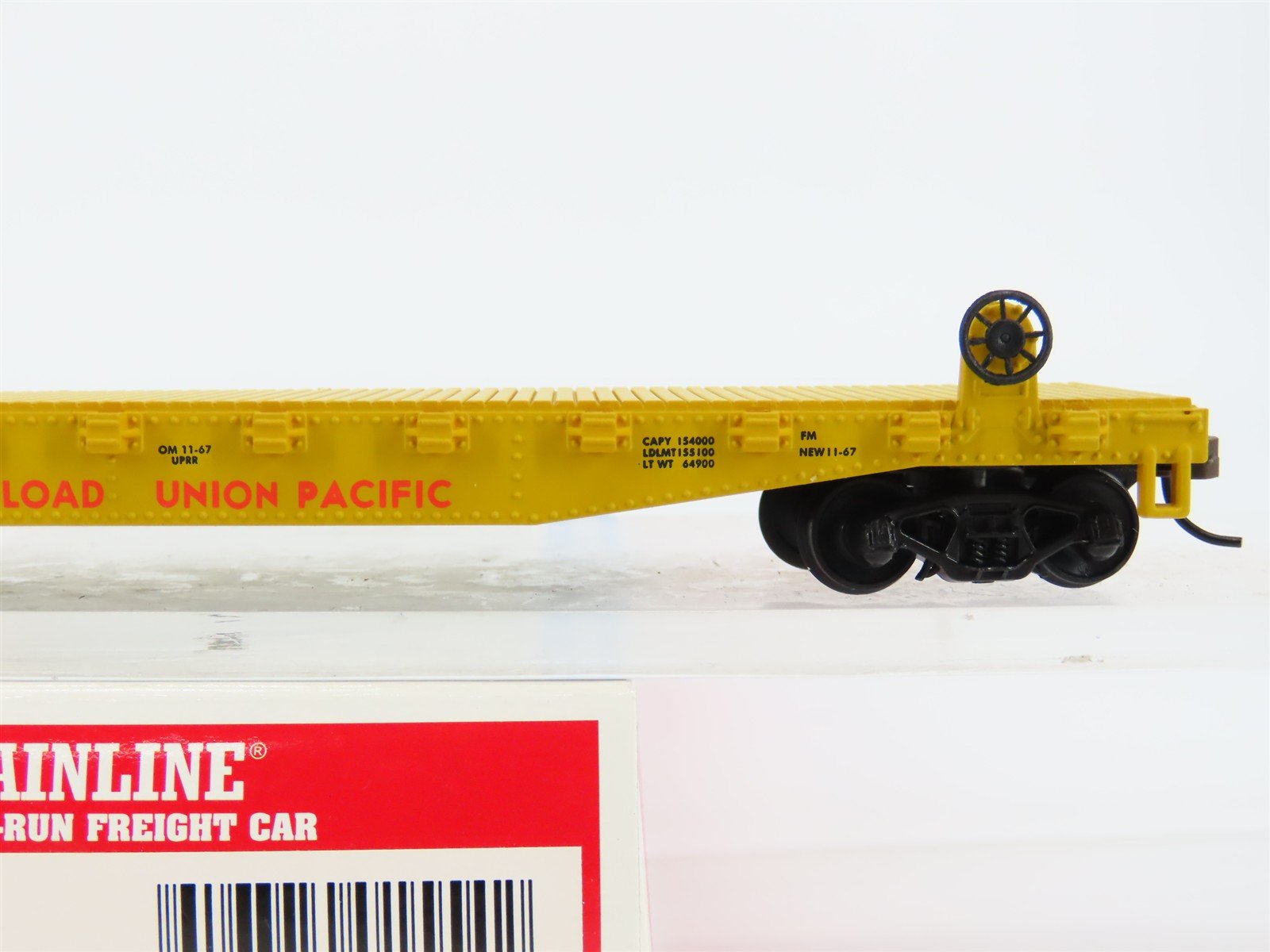 HO Scale Walthers Trainline 931-603 UP Union Pacific 50' Flat Car #58801