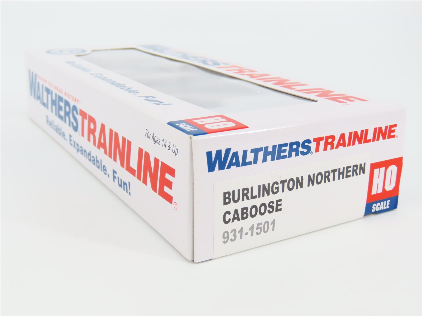 HO Scale Walthers Trainline 931-1501 BN Burlington Northern Caboose #11445