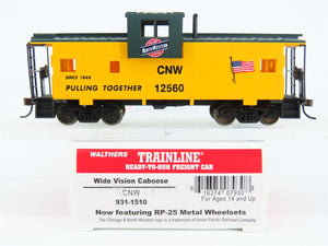 HO Scale Walthers Trainline 931-1510 CNW Chicago North Western Caboose #12560