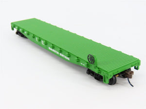 HO Scale Walthers Trainline 931-601 BN Burlington Northern 50' Flat Car #621857