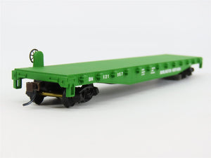 HO Scale Walthers Trainline 931-601 BN Burlington Northern 50' Flat Car #621857