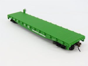 HO Scale Walthers Trainline 931-601 BN Burlington Northern 50' Flat Car #621857