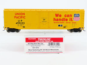 HO Scale Walthers Trainline 931-1672 UP Union Pacific 50' Box Car #499233