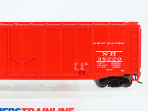 HO Scale Walthers Trainline 931-1406 NH New Haven Plug Door Box Car #38220