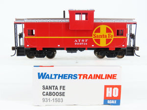 HO Scale Walthers Trainline 931-1503 ATSF Santa Fe Railroad Caboose #999734