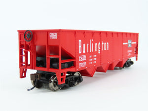 HO Scale Walthers Trainline 931-1657 CB&Q Burlington Route 4-Bay Hopper #172499