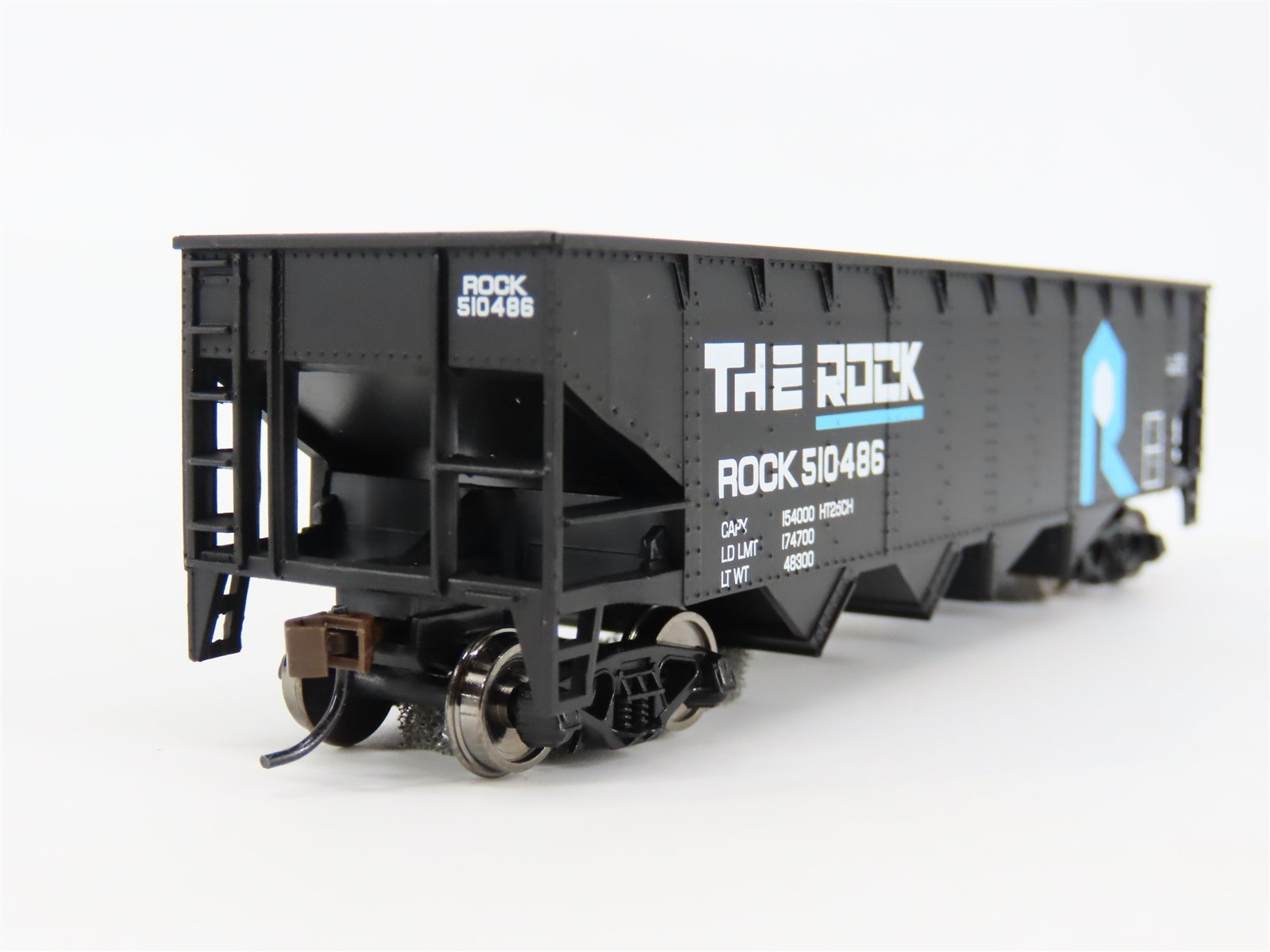 HO Scale Walthers Trainline 931-1423 ROCK Rock Island 4-Bay Hopper #510486