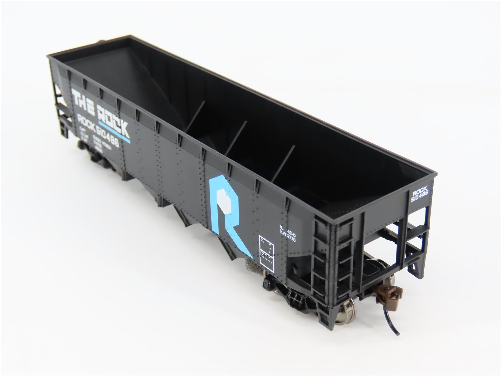 HO Scale Walthers Trainline 931-1423 ROCK Rock Island 4-Bay Hopper #510486