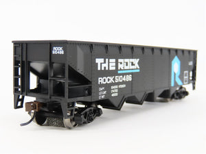 HO Scale Walthers Trainline 931-1423 ROCK Rock Island 4-Bay Hopper #510486