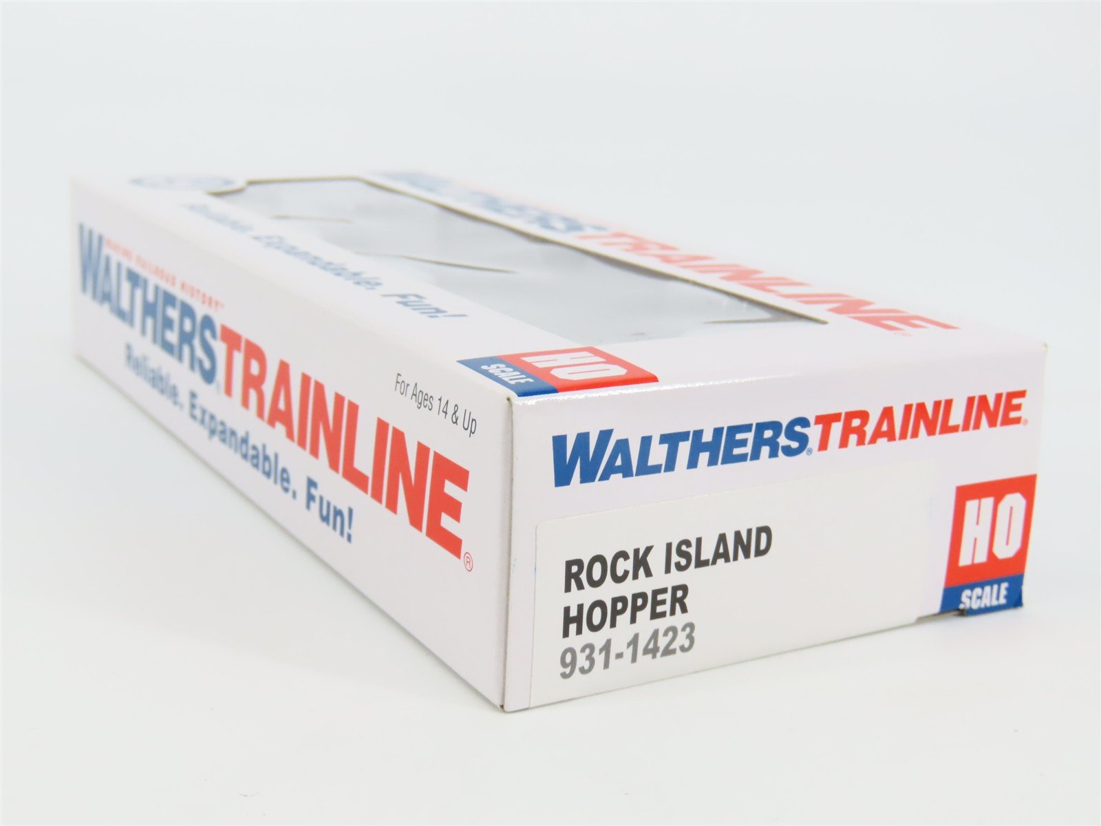 HO Scale Walthers Trainline 931-1423 ROCK Rock Island 4-Bay Hopper #510486