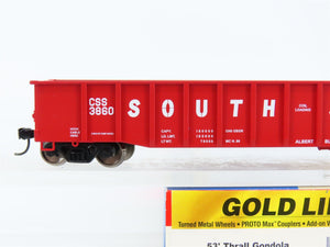 HO Scale Walthers Gold Line 932-40264 CSS South Shore 53' Gondola #3860