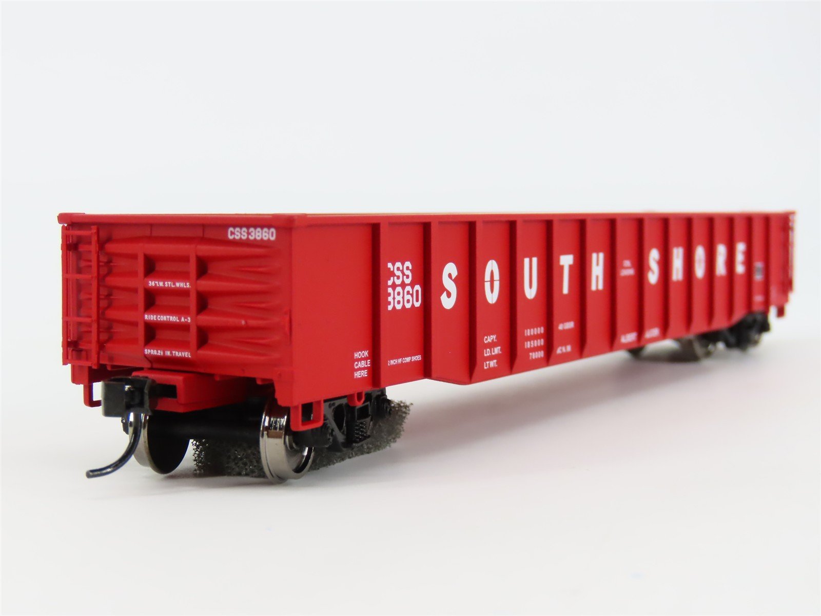 HO Scale Walthers Gold Line 932-40264 CSS South Shore 53' Gondola #3860