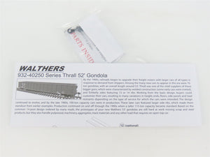 HO Scale Walthers Gold Line 932-40264 CSS South Shore 53' Gondola #3860