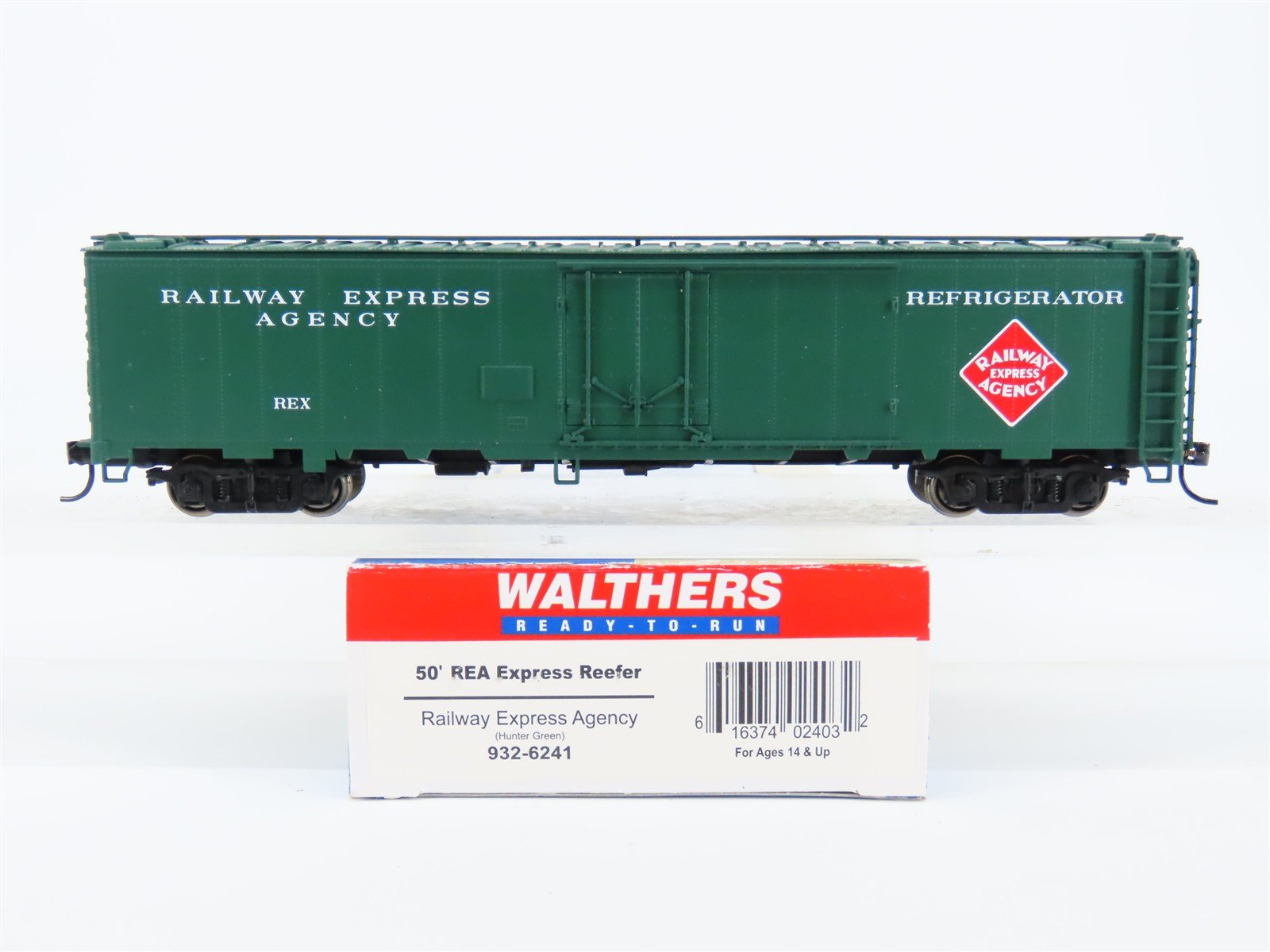 HO Scale Walthers 932-6241 REX Railway Express Agency 50' Reefer