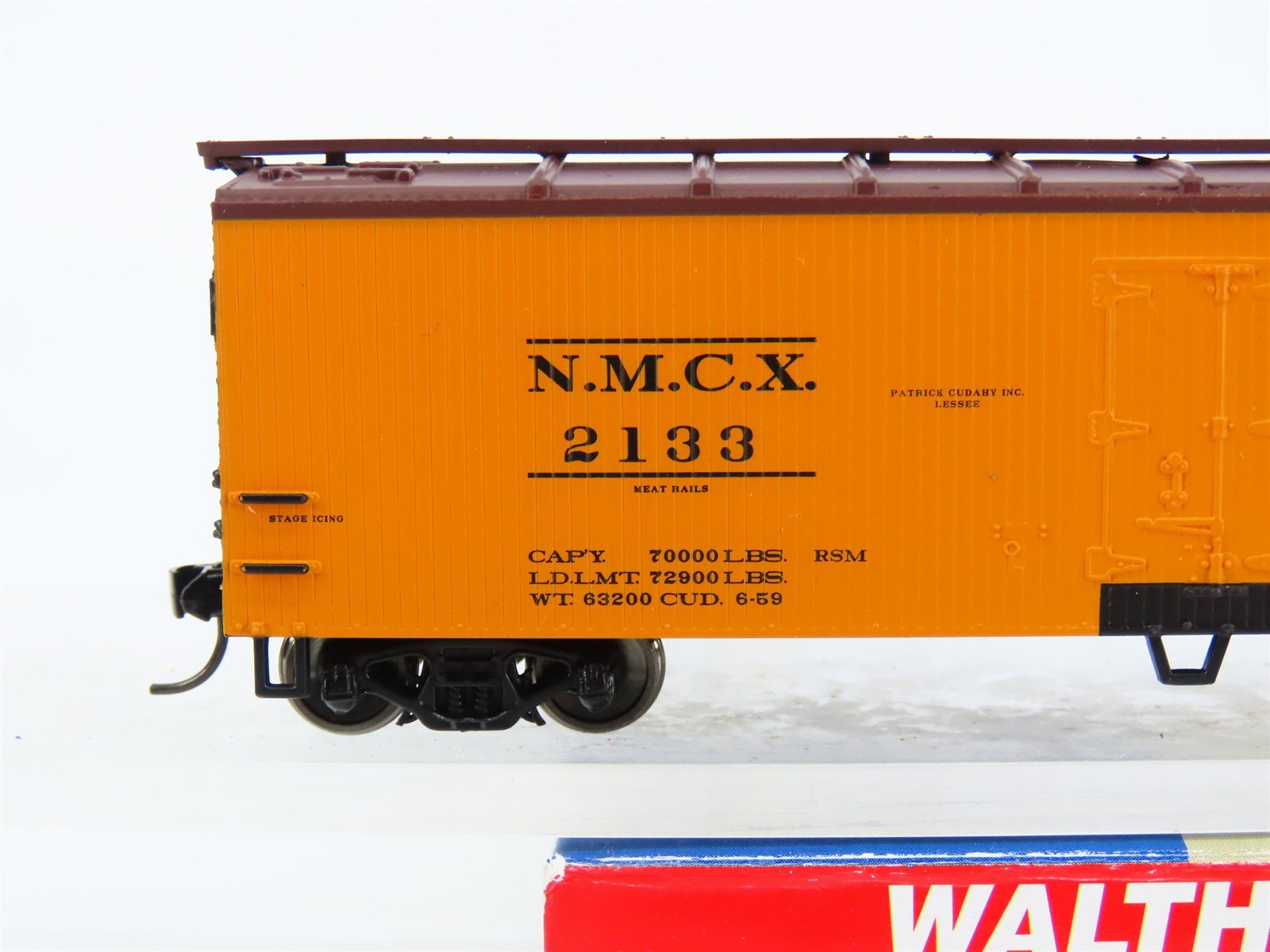 HO Scale Walthers 932-60150 NMCX Patrick Cudahy 40' Reefer #2133