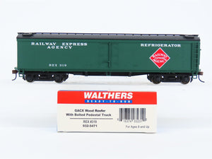 HO Scale Walthers 932-5471 REX Railway Express Agency Wood Reefer #319