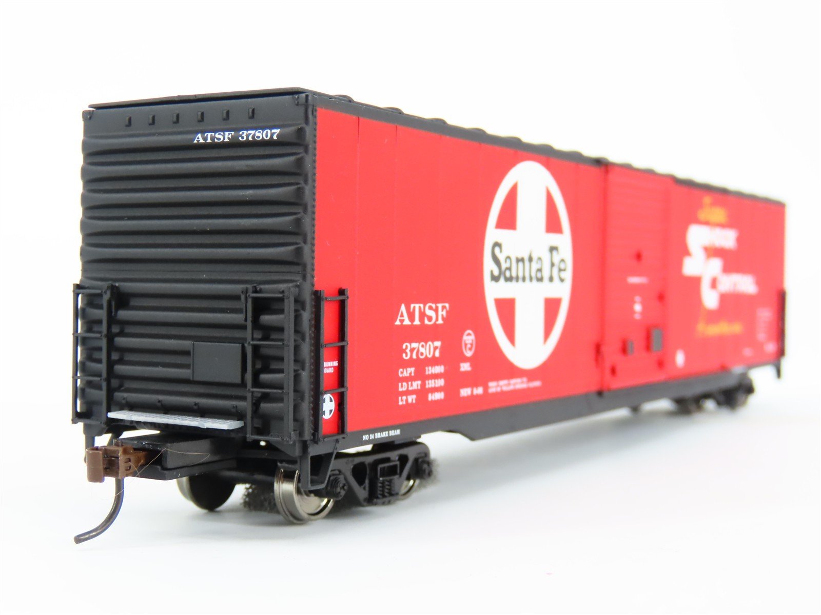 HO Scale Walthers Gold Line 932-35512 ATSF Santa Fe 60' Auto Box Car #37807