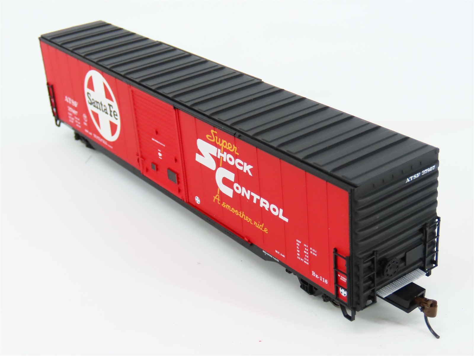 HO Scale Walthers Gold Line 932-35512 ATSF Santa Fe 60' Auto Box Car #37807
