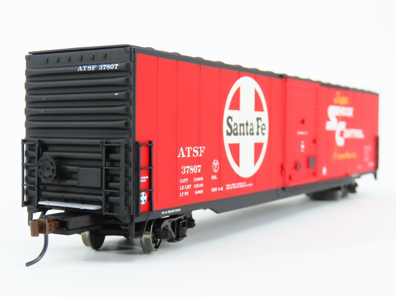 HO Scale Walthers Gold Line 932-35512 ATSF Santa Fe 60' Auto Box Car #37807