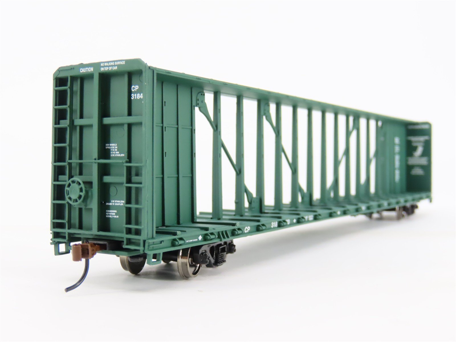 HO Scale Walthers Gold Line 932-4134 CP Canadian Pacific 72' Flat Car #318403