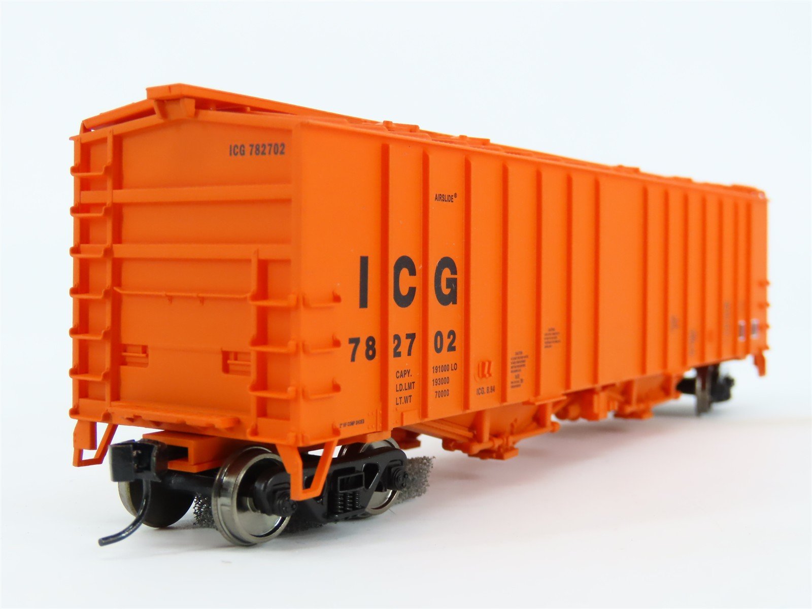 HO Walthers Gold Line 932-3722 ICG Illinois Central Gulf Airslide Hopper #782702