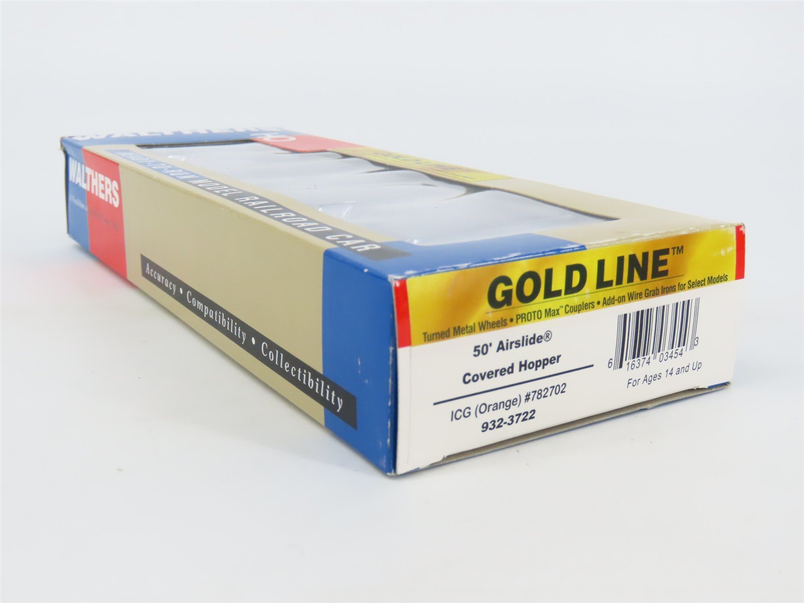 HO Walthers Gold Line 932-3722 ICG Illinois Central Gulf Airslide Hopper #782702