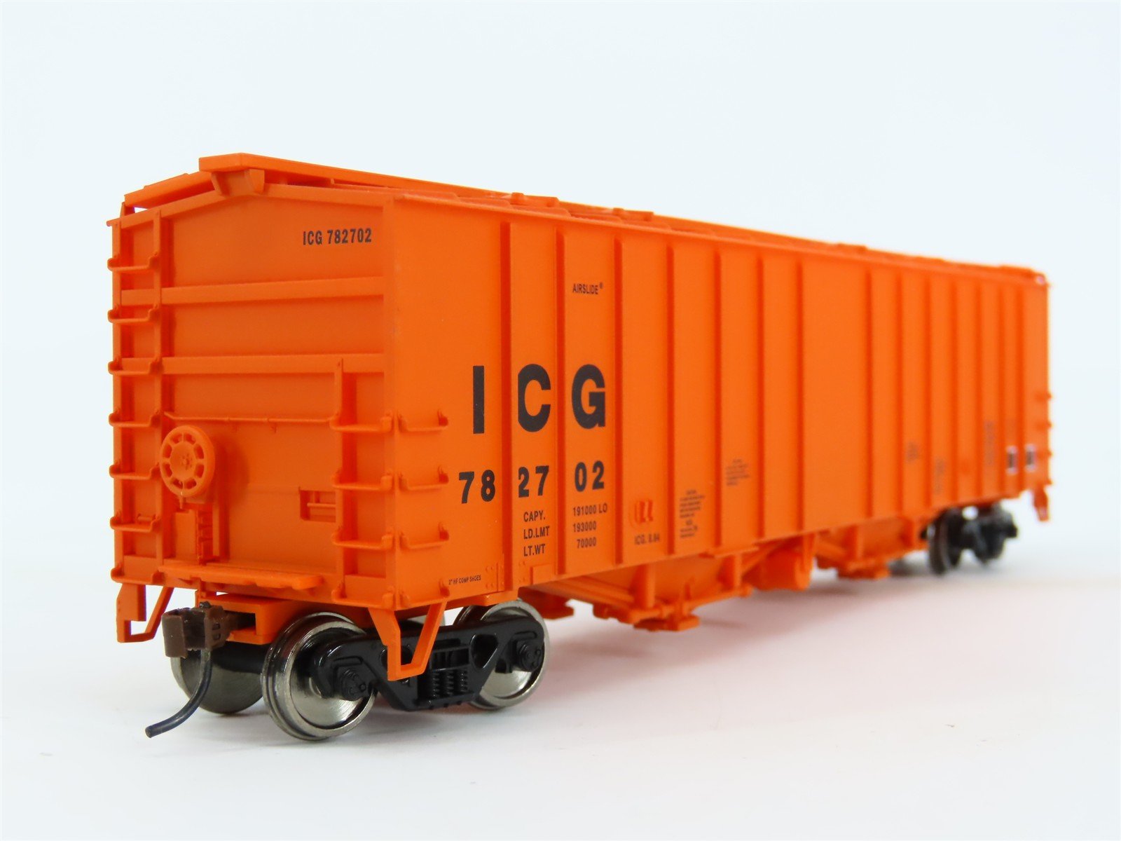 HO Walthers Gold Line 932-3722 ICG Illinois Central Gulf Airslide Hopper #782702