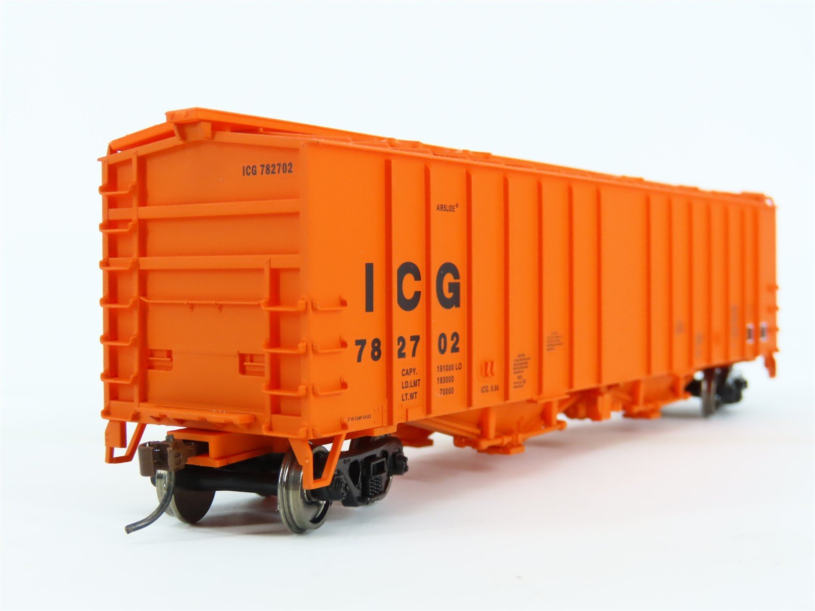 HO Walthers Gold Line 932-3722 ICG Illinois Central Gulf Airslide Hopper #782702