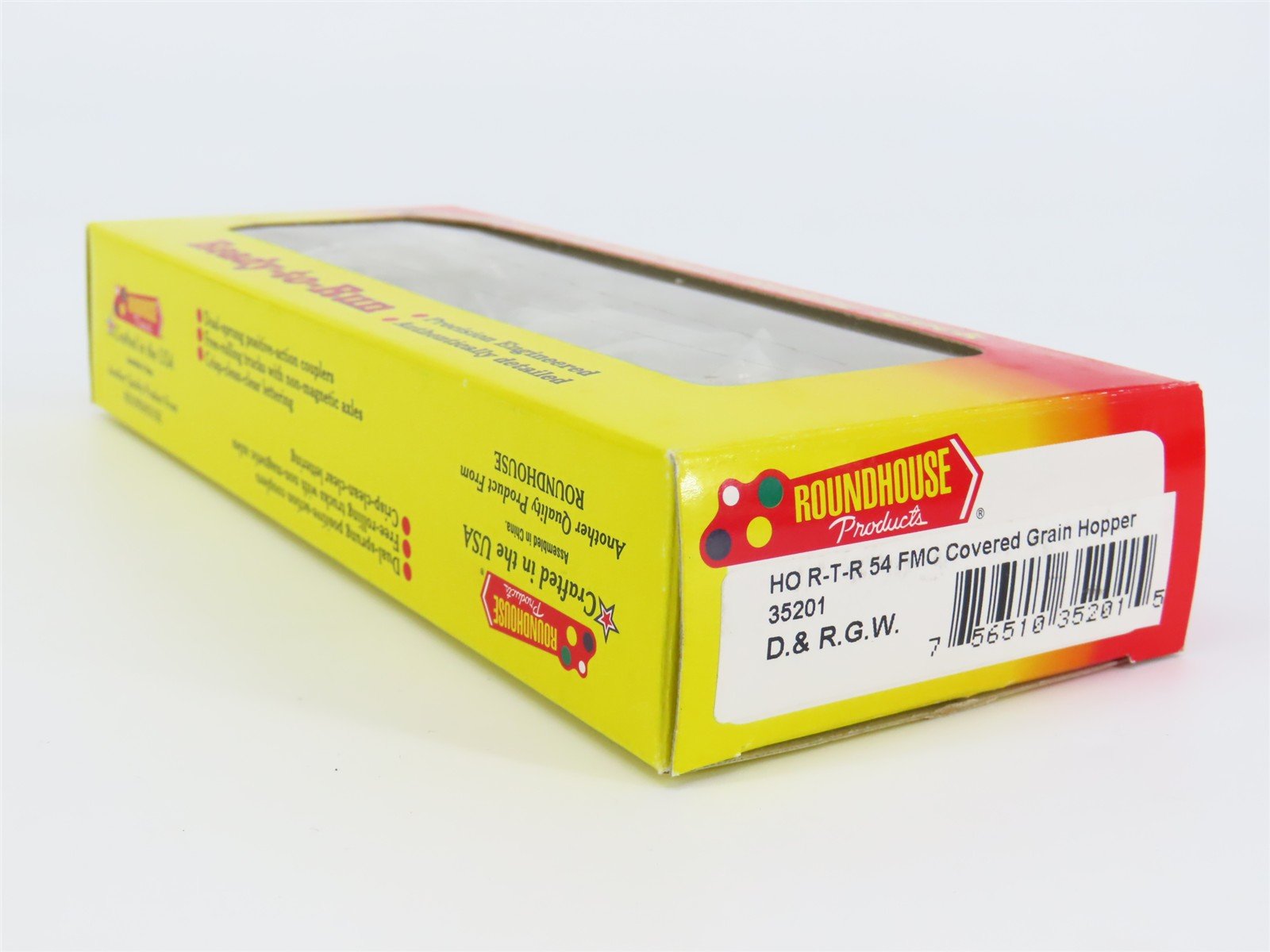 HO Scale Roundhouse 35201 D&RGW Rio Grande Railroad 3-Bay Covered Hopper #15604