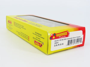 HO Scale Roundhouse 35201 D&RGW Rio Grande Railroad 3-Bay Covered Hopper #15604