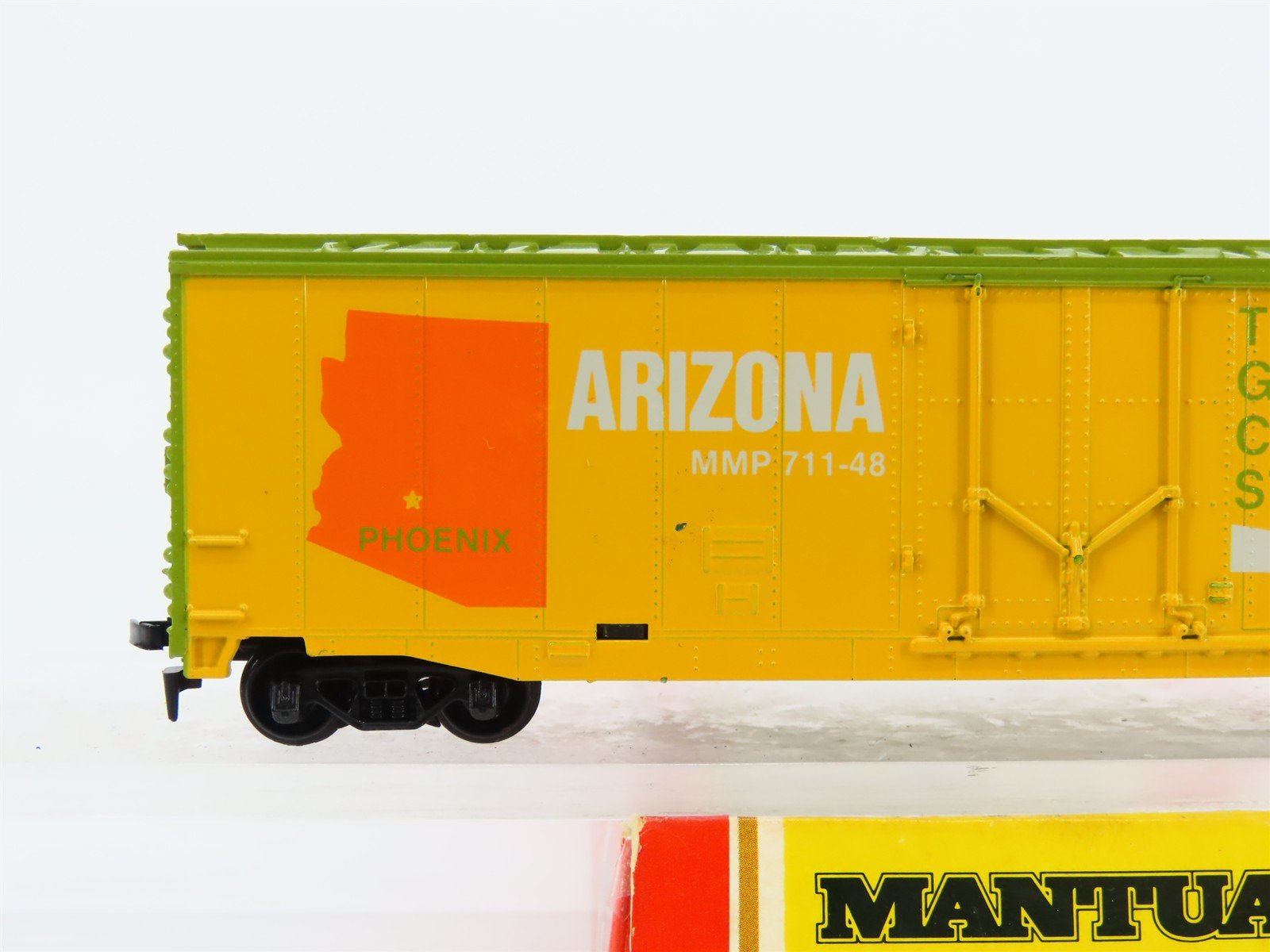 HO Scale Mantua MMP Arizona Grand Canyon State Plug Door Box Car #711-48